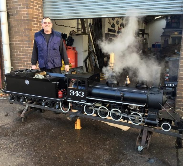 Me and one of my Locomotives