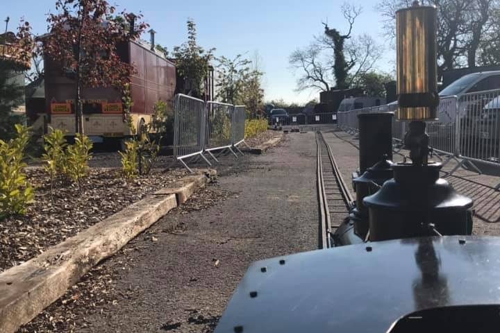 One of our portable tracks